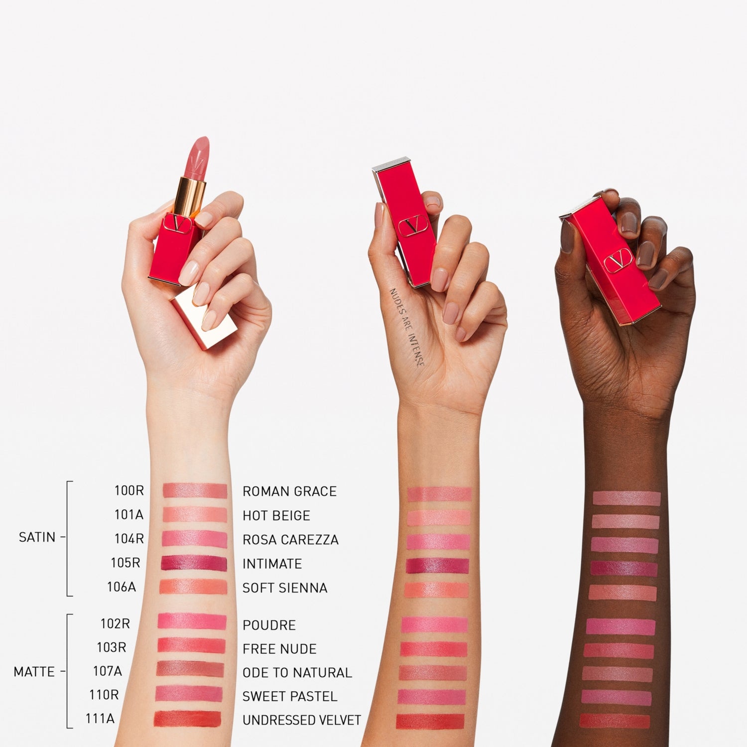 Valentino Beauty Rosso Valentino matte lipstick refill 3.5g, UK version