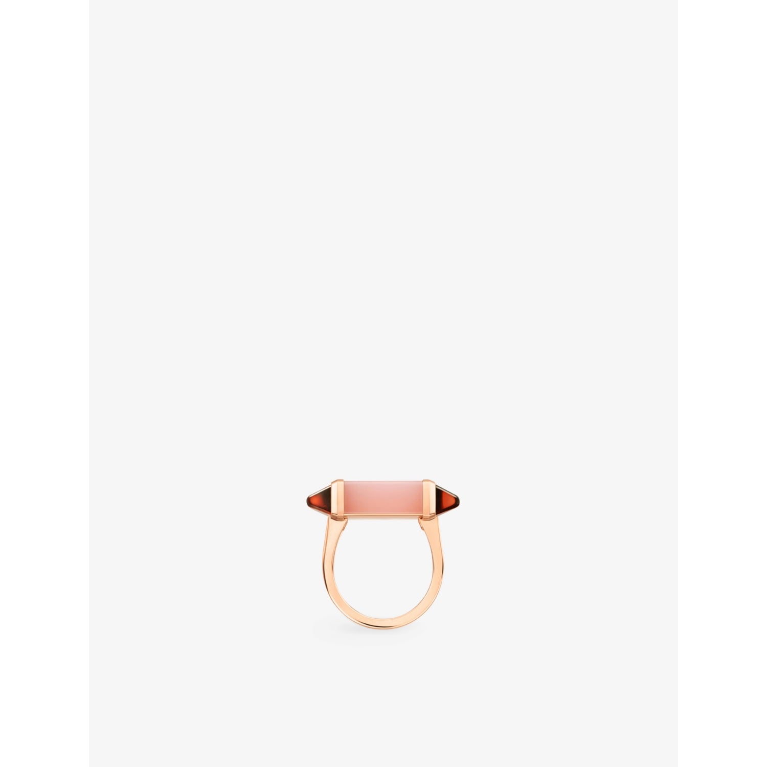 Cartier cocktail ring pink chalcedony garnet, imported from the UK