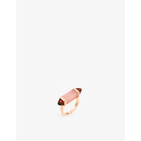 Les Berlingots de Cartier 18ct rose-gold, pink chalcedony and garnet cocktail ring - 54mm