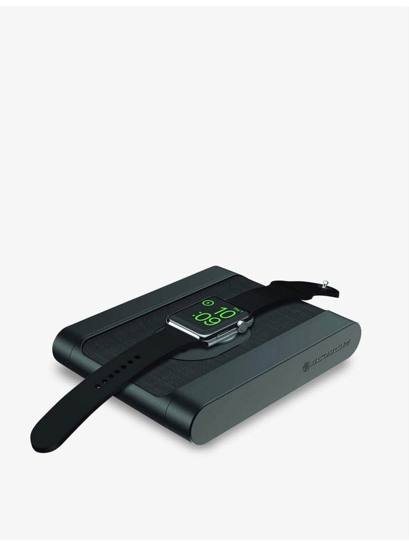 BaseLynx Apple Watch charging station black modular, UK version