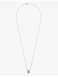 Boucheron Serpent Bohème 18ct white gold aquaprase diamond necklace - British product