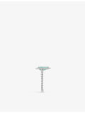 Boucheron Serpent Bohème 18ct white-gold aquaprase ring (British brand)