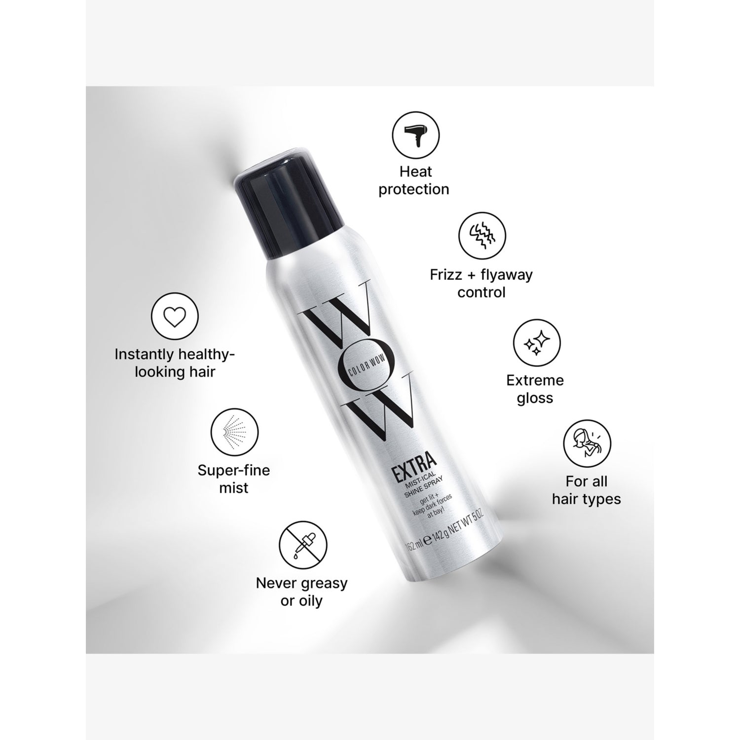 Color Wow Extra Mist-Ical shine spray 162ml, imported from the UK