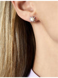 Yoko London 18ct white gold diamond pearl earrings, imported from the UK