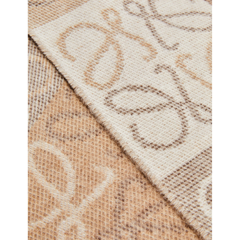 Loewe wool cashmere-blend scarf with Anagram print - British product