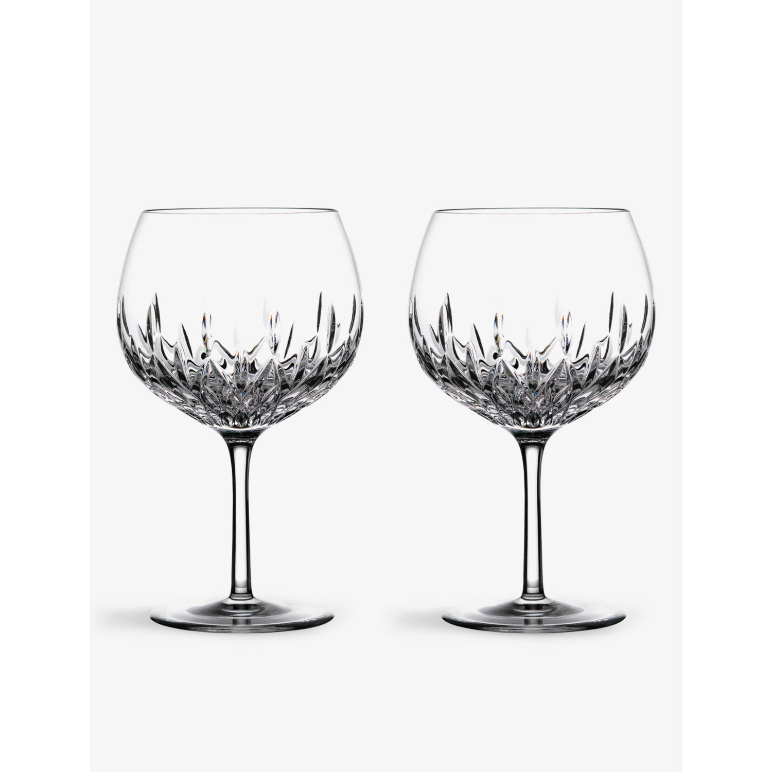 Waterford Lismore balloon crystal glasses set of two - British product