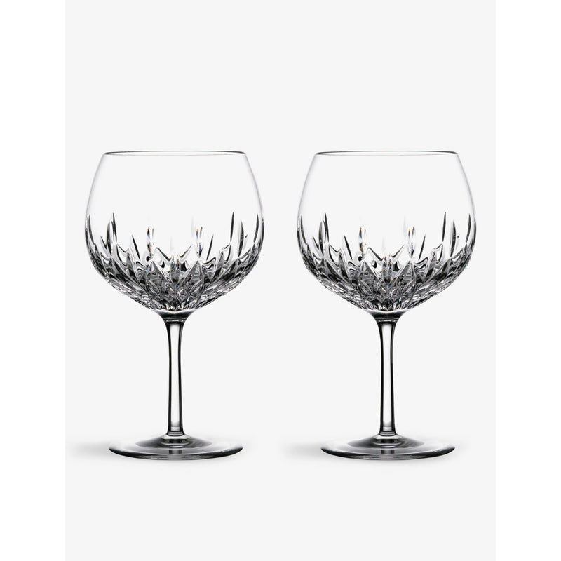 Waterford Lismore balloon crystal glasses set of two - British product