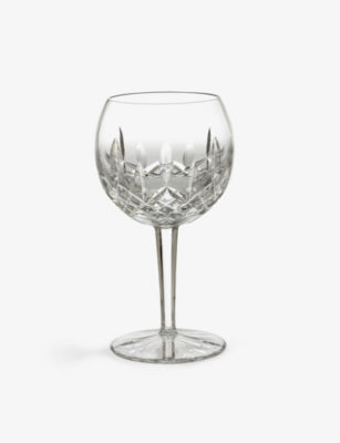 Waterford Lismore crystal wine glass 19.3cm, imported from the UK