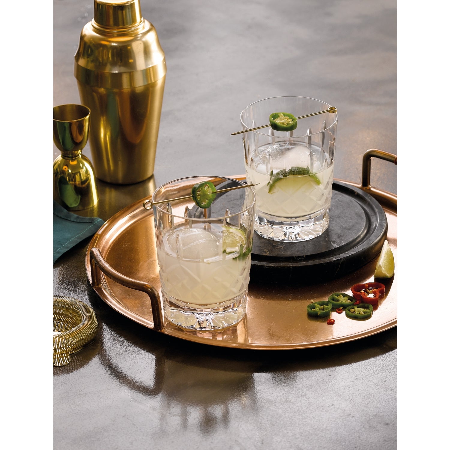 Waterford Lismore crystal glass tumbler 8.4cm - British product