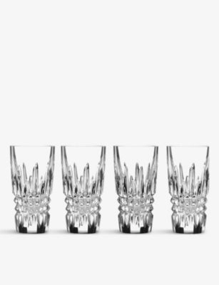 Waterford Lismore cut crystal shot glasses set of four - British product