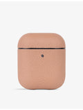 MINTAPPLE logo-embossed leather AirPod case, imported from the UK