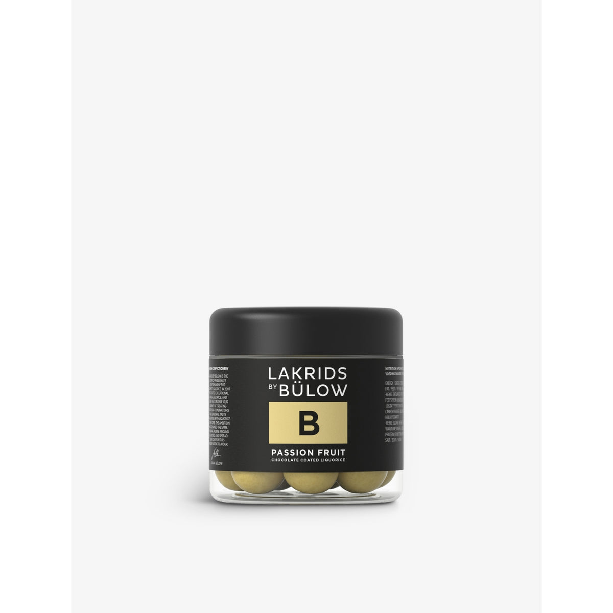 Lakrids by Bülow B white chocolate passionfruit liquorice 125g - British product