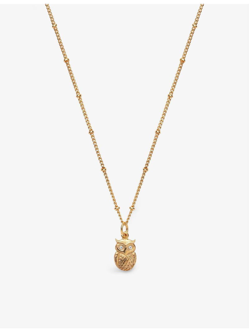 With Love Darling #4 Wisdom owl pendant necklace, imported from the UK