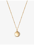 With Love Darling Eclipse gold vermeil necklace cubic zirconia - British product