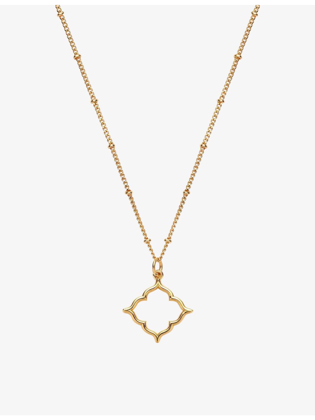 With Love Darling 14ct gold vermeil pendant necklace, imported from the UK