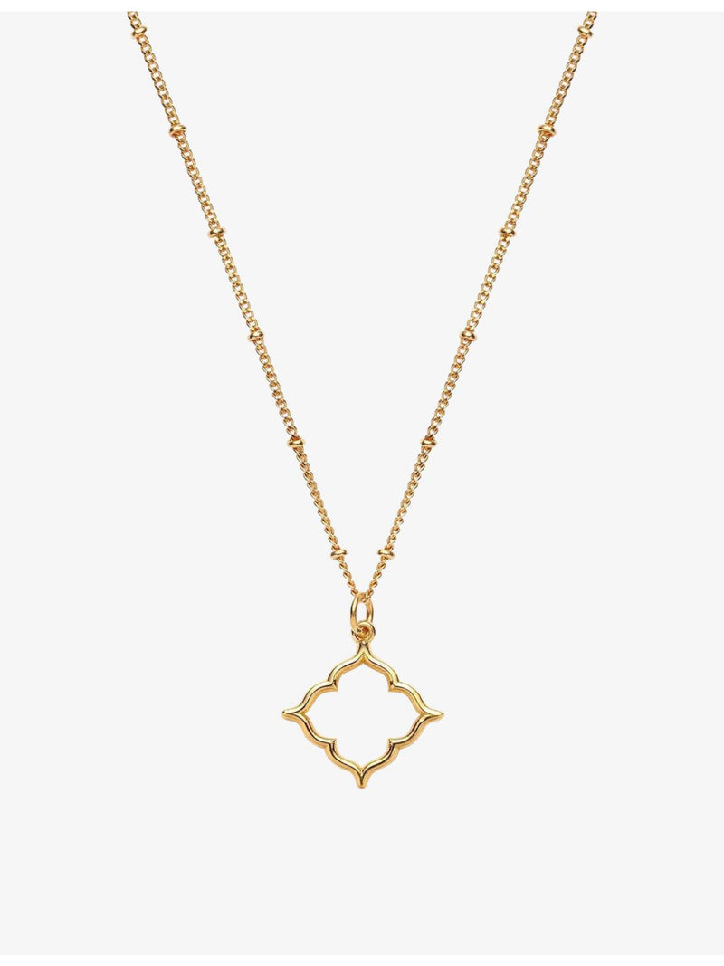 With Love Darling 14ct gold vermeil pendant necklace, imported from the UK