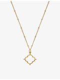 With Love Darling 14ct gold vermeil pendant necklace, imported from the UK
