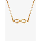 With Love Darling Infinity necklace 14ct gold-plated vermeil, imported from the UK