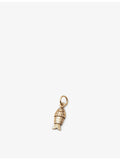 With Love Darling fish necklace 14ct gold plated sterling silver (British brand)