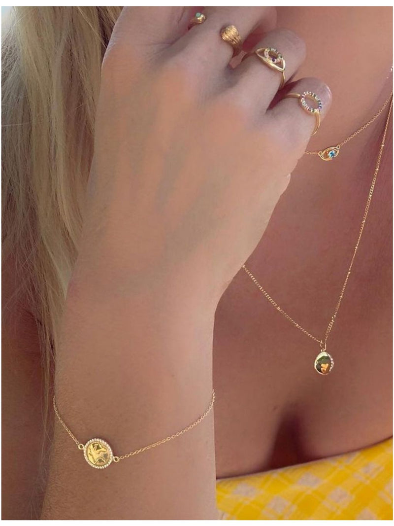 With Love Darling Earth bracelet 19cm chain, UK version