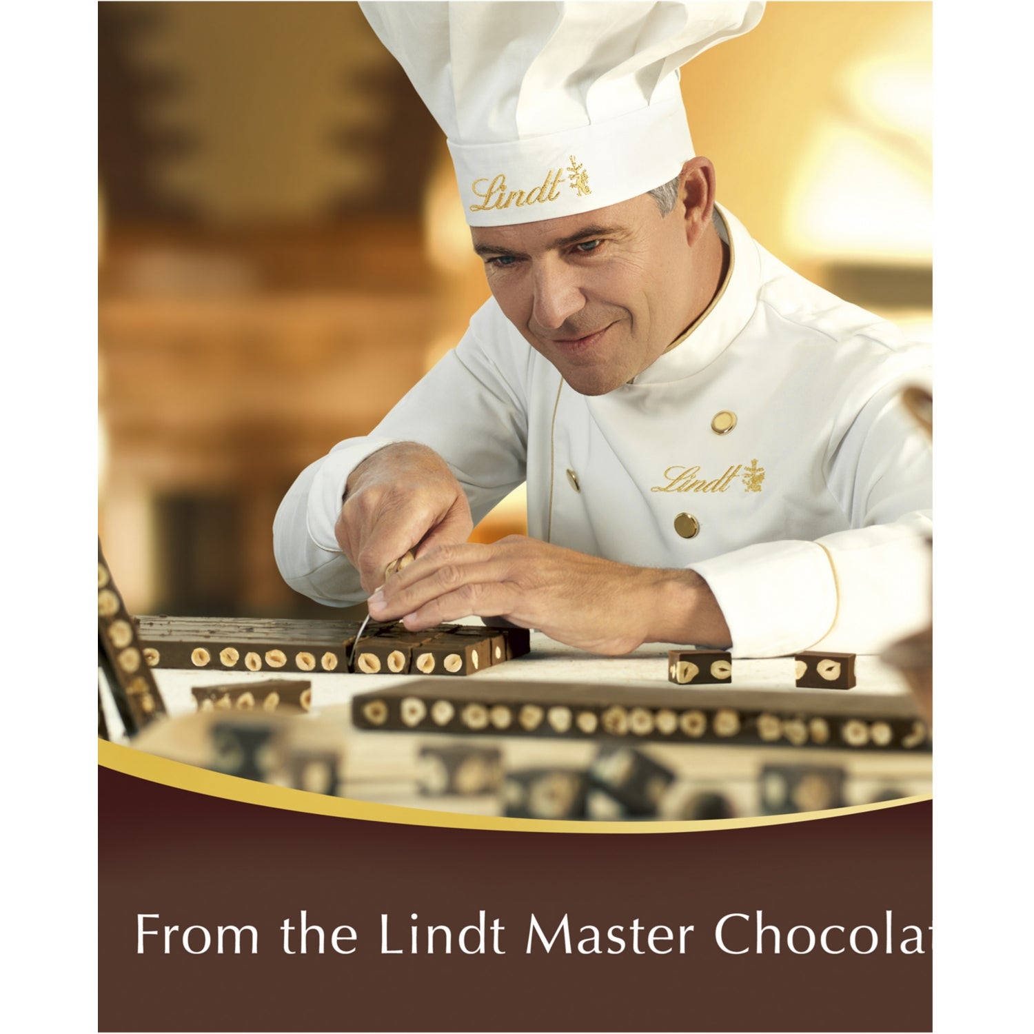Lindt Nuxor gianduja hazelnut milk chocolate 165g - British product