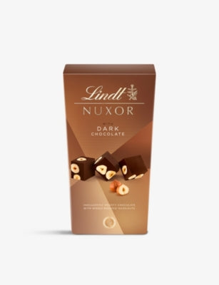 Lindt Nuxor dark chocolate with hazelnuts 165g, UK version