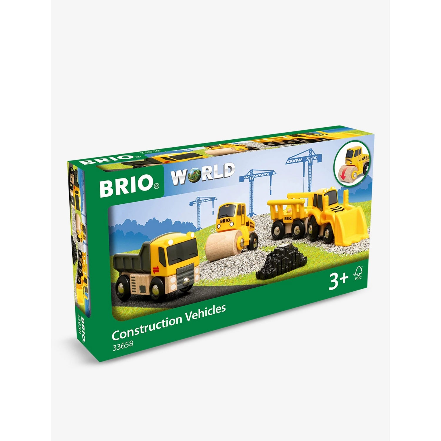 Brio construction vehicles playset 33658, imported from the UK