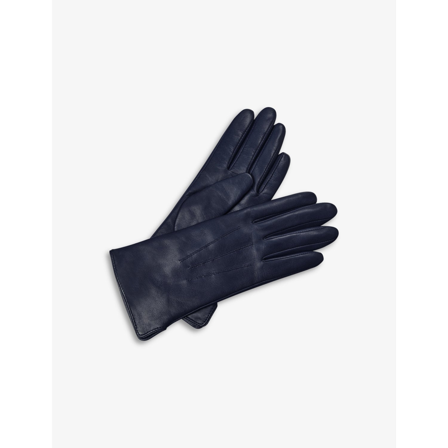 Aspinal of London cashmere leather gloves stitch embellished medium - British product