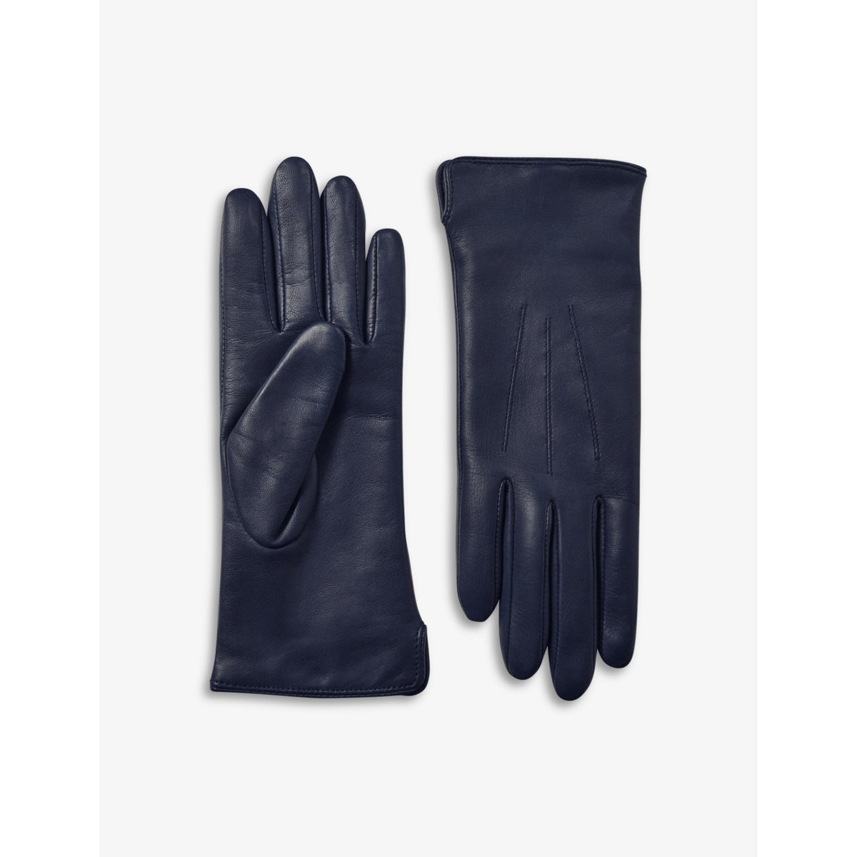 Aspinal of London cashmere leather gloves stitch embellished medium - British product