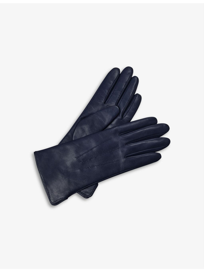 Aspinal of London ladies large leather and cashmere-lined gloves, UK version