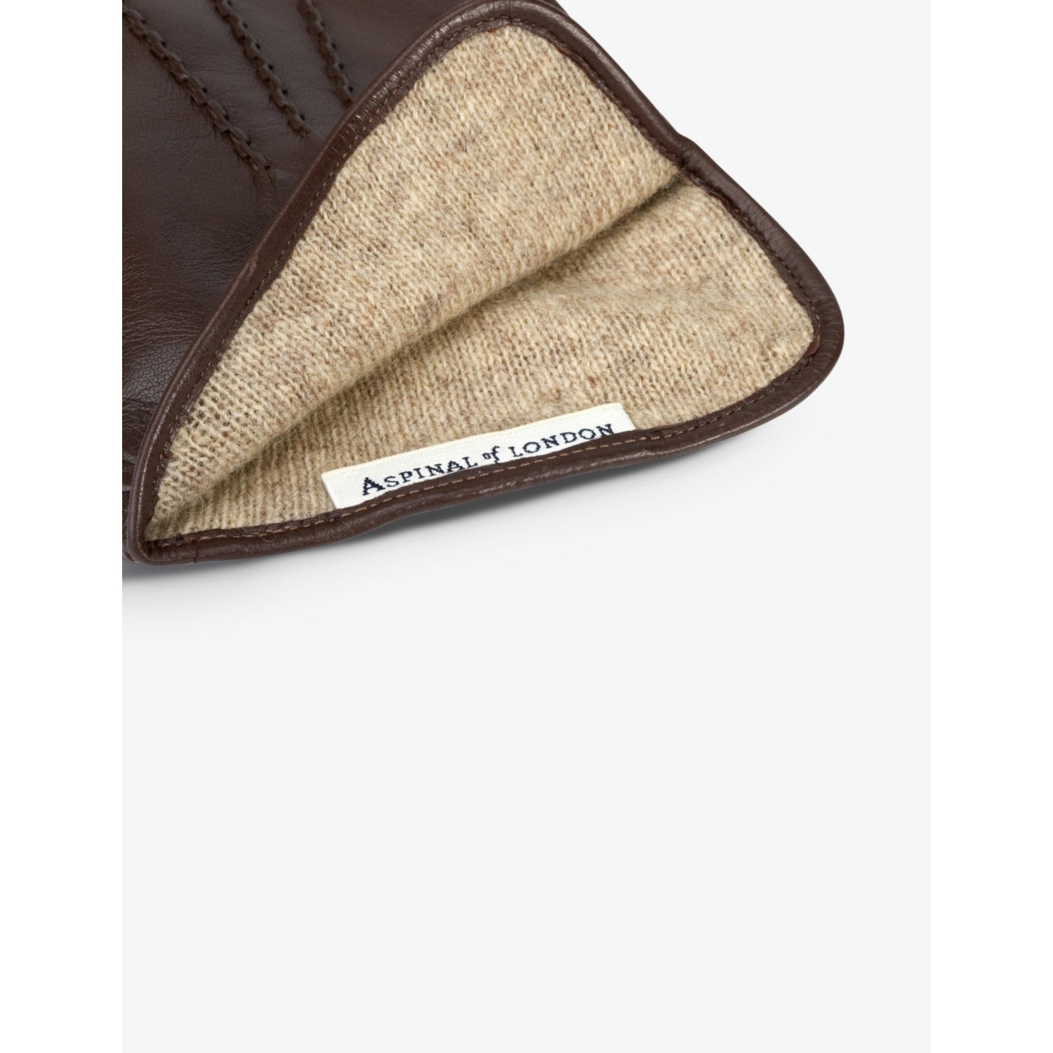 Aspinal of London cashmere and leather gloves - British product