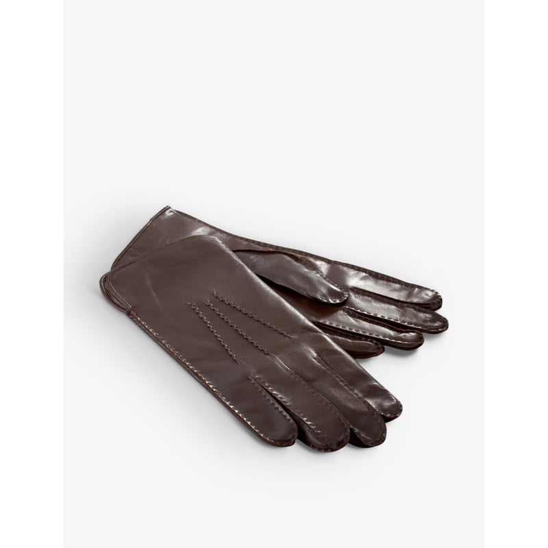 Aspinal of London cashmere and leather gloves - British product