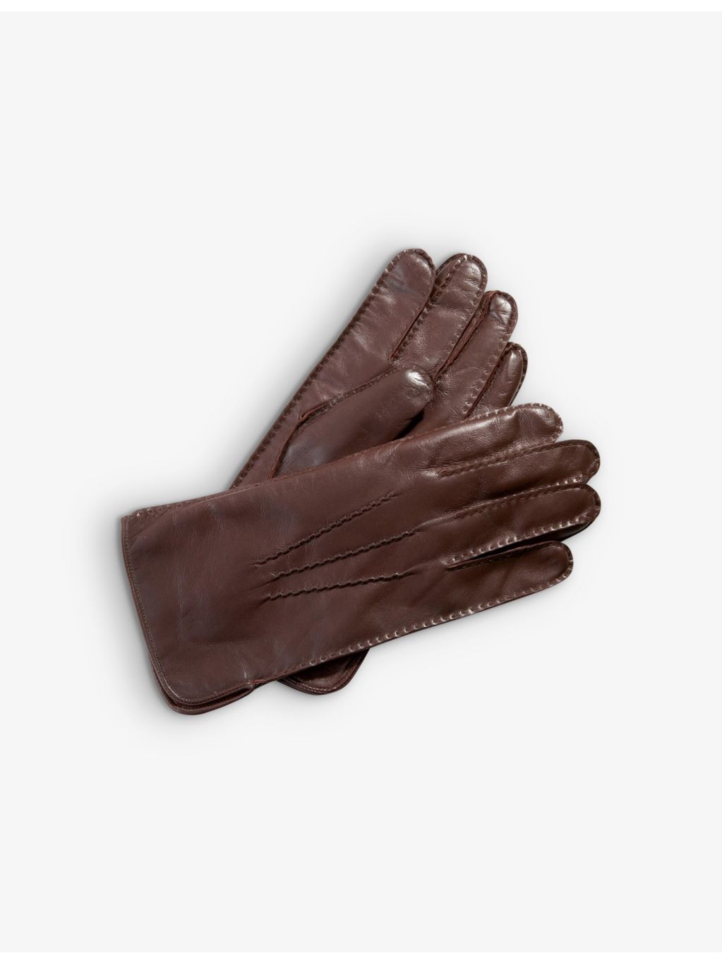 Aspinal of London leather gloves with cashmere lining, British product