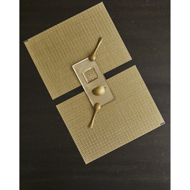 Chilewich Origami rectangular woven placemat 35cm x 48cm, UK version
