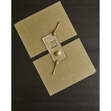 Chilewich Origami rectangular woven placemat 35cm x 48cm, UK version
