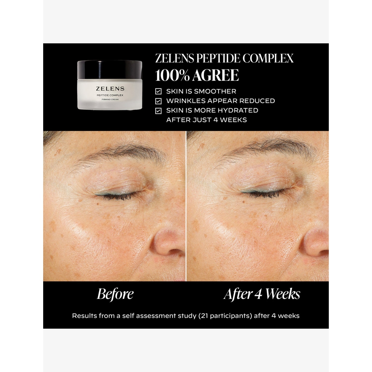 Zelens peptide complex restructuring cream 50ml, imported from the UK
