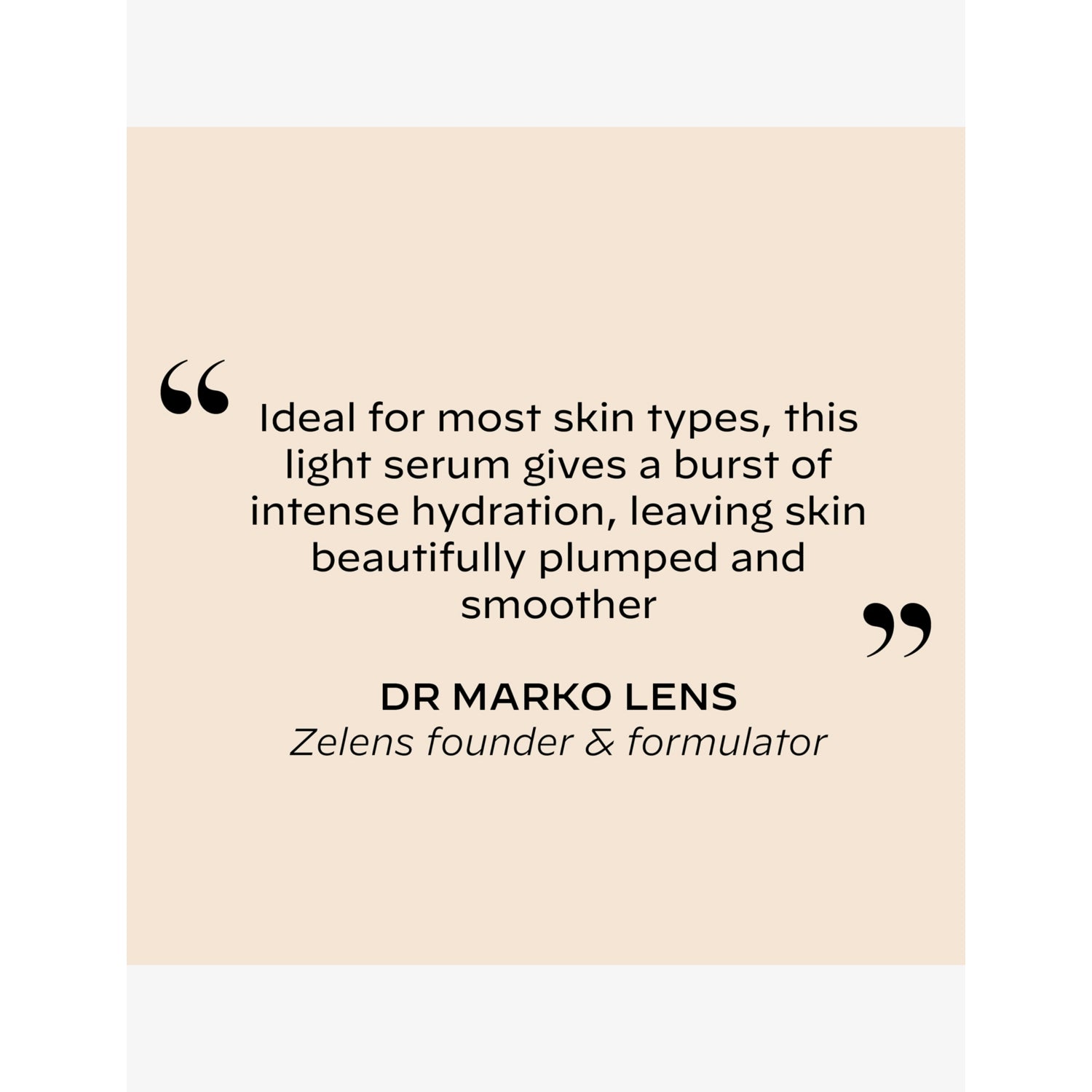 Zelens Hyaluron Intense Hydro-Plumping serum 30ml (British brand)