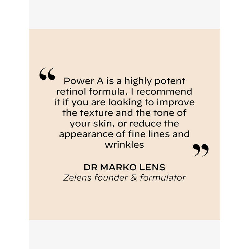 Zelens Power A vitamin A concentrate 30ml, UK version