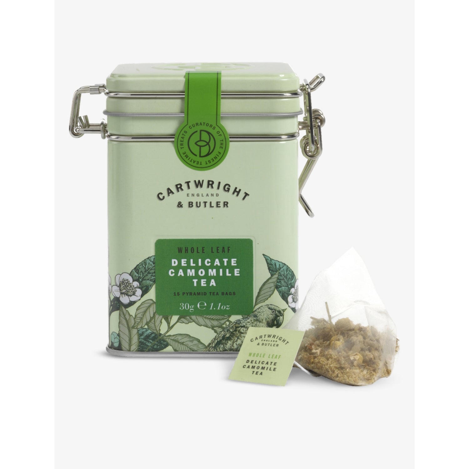 Cartwright & Butler Delicate Camomile pyramid teabags 30g - British product