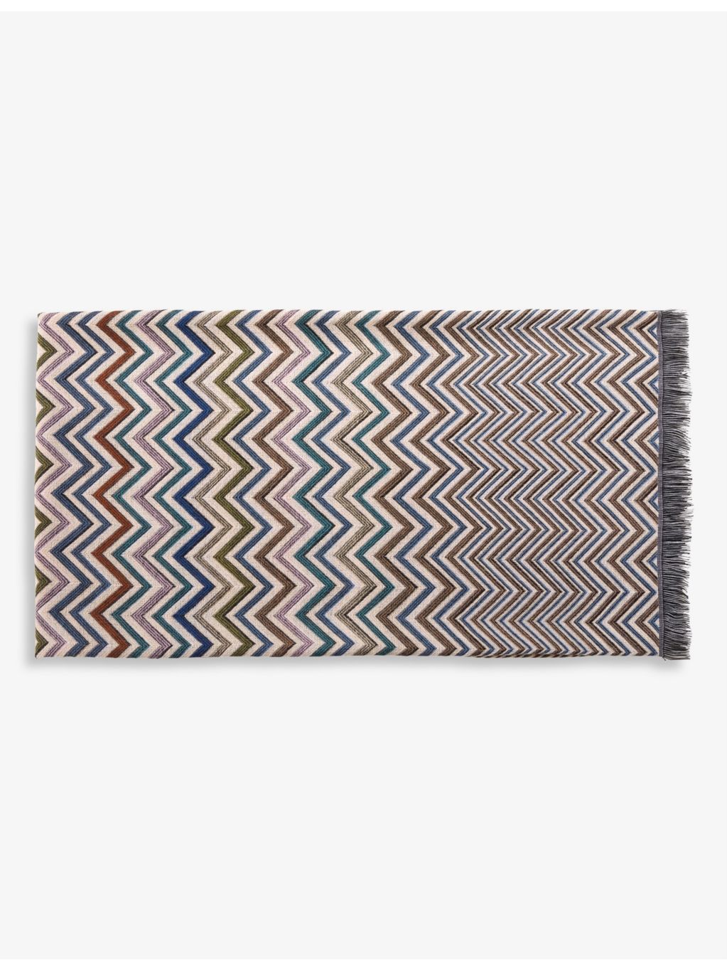 Missoni Home zigzag wool-blend throw 140cm x 200cm (British brand)