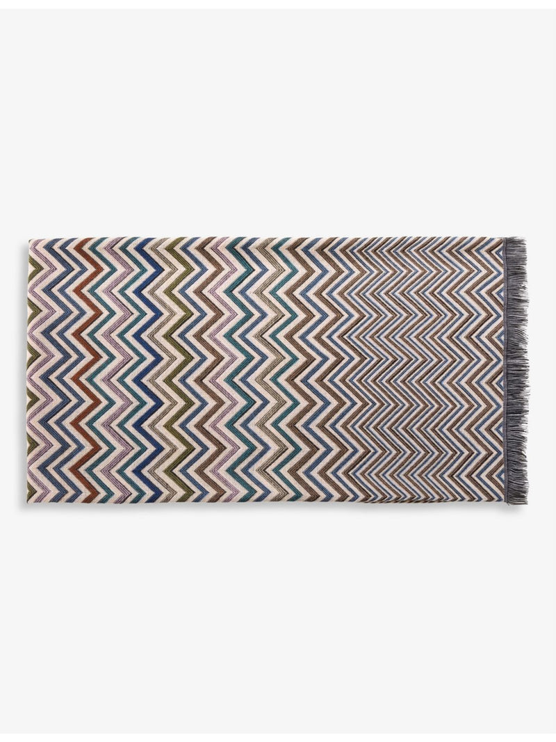 Missoni Home zigzag wool-blend throw 140cm x 200cm (British brand)
