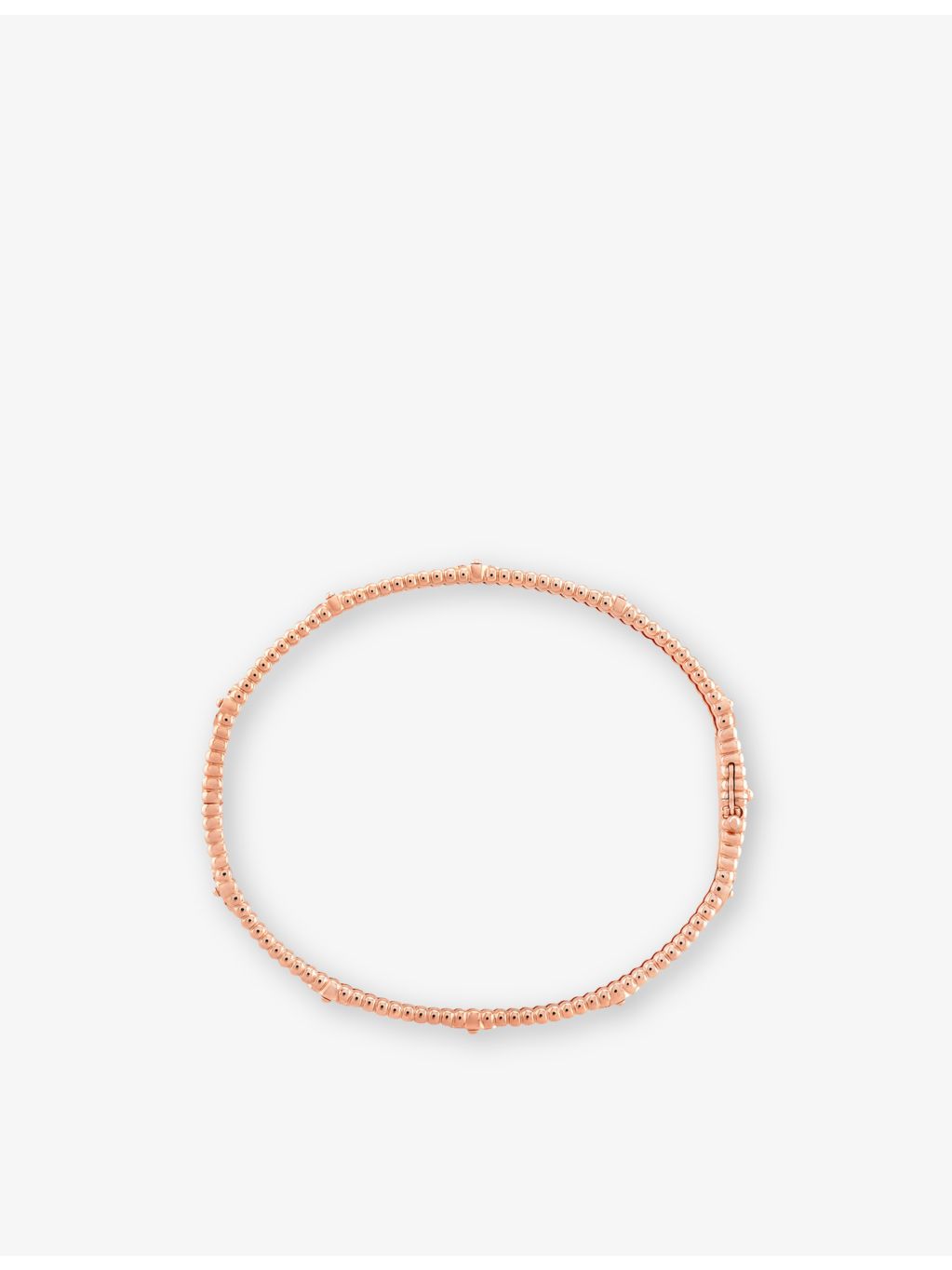 Van Cleef Arpels rose gold clover bracelet, imported from the UK
