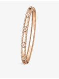 Van Cleef Arpels rose gold clover bracelet, imported from the UK