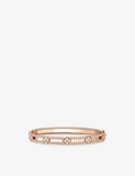 Van Cleef & Arpels Perlée Sweet Clovers 18ct Rose Gold Diamond Extra Small Motif Bracelet