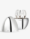 Christofle MOOD silver-plated espresso spoons set of six - British product
