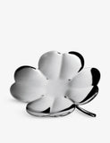 Christofle four-leaf clover silver-plated bowl 11cm, imported from the UK