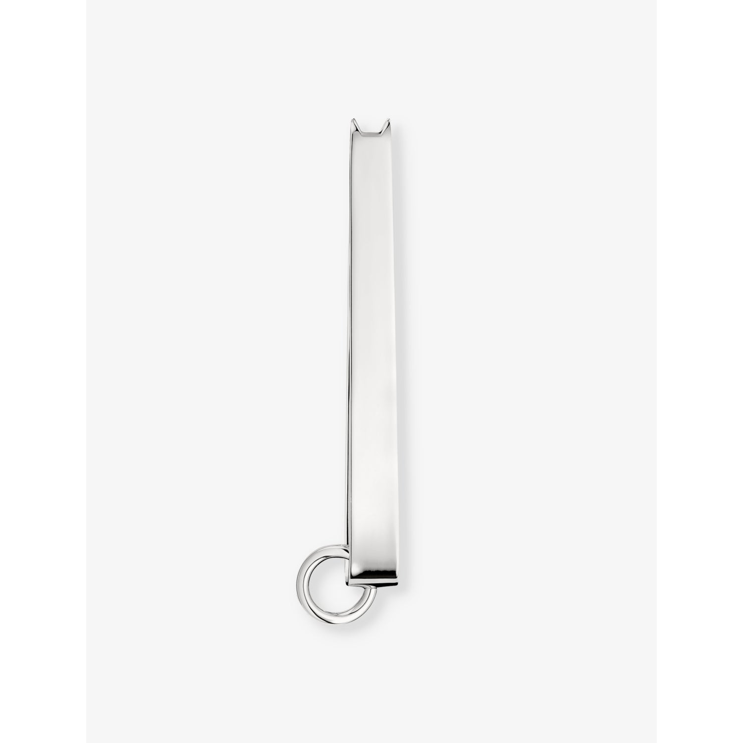 Christofle Andrée Putman Vertigo silver-plated ice tongs 20.6cm, imported from the UK
