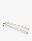 Christofle Andrée Putman Vertigo silver-plated ice tongs 20.6cm, imported from the UK