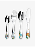 Arthur Price Jungle children's cutlery set 4-piece, imported from the UK