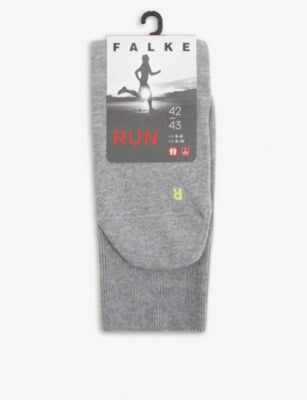 FALKE Run reinforced cotton-blend sports socks - British product